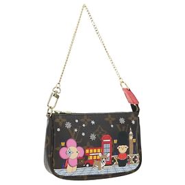LOUIS VUITTON Vivienne Mini Pochette Accessori Pouch M80863 LV Auth YKZ1367SAM