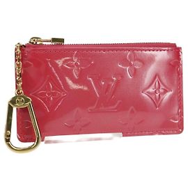 LOUIS VUITTON Pochette Cles Vernis Tasche Fran Boise M9144F LV Auth yk20292M