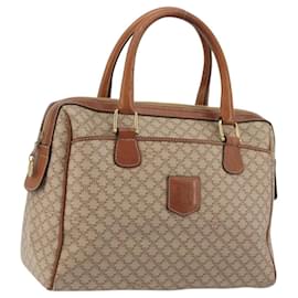 Borsa a mano in tela Macadam CELINE PVC Beige Oro Auth ka3988A - Céline