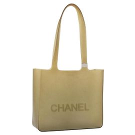 Chanel Borsa Tote in Gomma Beige CC Auth mr2340
