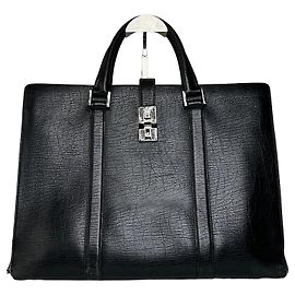 Vintage Gucci Leather Handbag Black