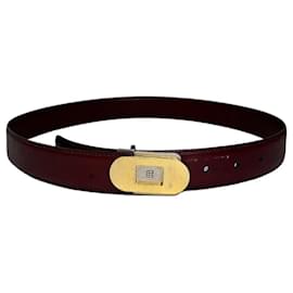 Vintage Bally Leder Gürtel Bordeaux