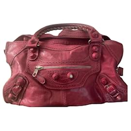 Borsa in pelle rosa Balenciaga