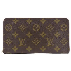 Lange Brieftasche Louis Vuitton im Braunen Monogramm