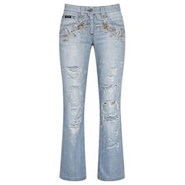 Vaqueros de algodón azul Dolce & Gabbana