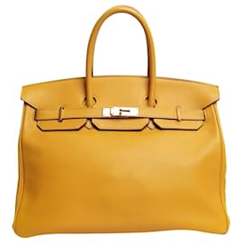 Hermès Bolso Birkin 35 Amarillo Ámbar 2009