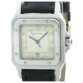 Orologio da uomo Cartier Santos Galbee in acciaio al quarzo