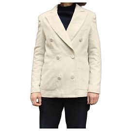 Giacca 3.1 Phillip Lim Crema in Cotone e Lino