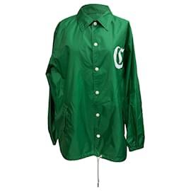 Veste Coach en Polyamide Vert avec Imprimé Logo Celine - Céline