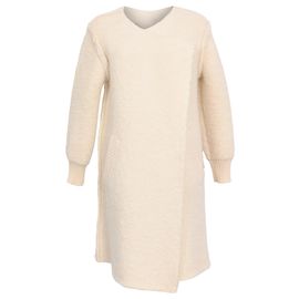 Abrigo de shearling Burberry Brit en lana crema