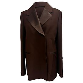 Oversized Johnson Blazer von Khaite aus brauner Viskose