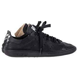 Balenciaga x Adidas Stan Smith Sneakers aus schwarzem Leder