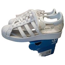 Sneakers Adidas Superstar Trasparenti Bianche