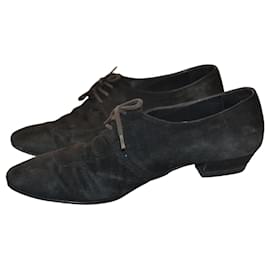 Scarpe Derby Prada in scamosciato nero