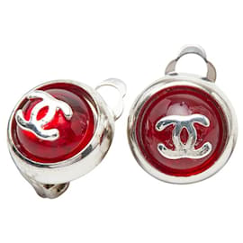 Orecchini a clip rotondi Coco Mark di Chanel