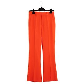 Gucci 2017 Orange Hose FR34/36 Viskose Crepe Schlaghosen UK6 US4