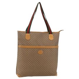 Borsa Sherry Line in PVC Beige Micro GG Supreme Web di GUCCI 002 39 0163 Auth 175708