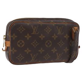 LOUIS VUITTON Bolsa de Hombro Monogram Marly Bandouliere M51828 LV Auth 176544