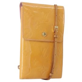LOUIS VUITTON Portafoglio Walker Monogram Vernis Rosa Marshmallow M91035 Auth BA11791