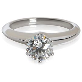 Anello di fidanzamento con diamante rotondo brillante da 0,97 ct Tiffany & Co.