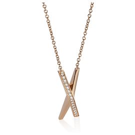 Pendente Atlas X in diamante in oro rosa Tiffany & Co.