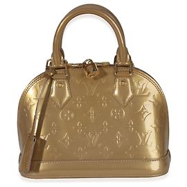 Louis Vuitton Beige Poudre Monogram Vernis Alma BB