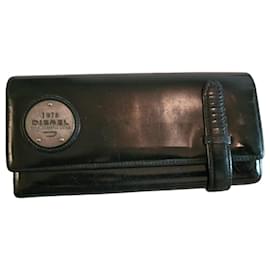 Portafoglio Diesel Nero in Pelle