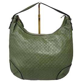 Borsa hobo Nice Microguccima Gucci Verde