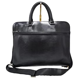 LOUIS VUITTON Borsa a Tracolla Bassano MM in Pelle Epi Nera