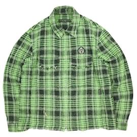Autre Marque Camisa de cuadros con cremallera roarguns de algodón y poliéster