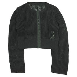 Autre Marque Strickcardigan mit Rundhalsausschnitt und Frontverschluss Ray BEAMS 24SS