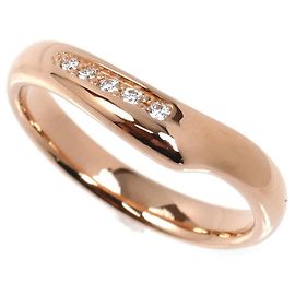 Tiffany & Co Anello in diamante in oro rosa 18K Open Heart di Tiffany