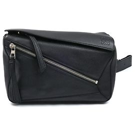 Bauletto Loewe Puzzle in nero