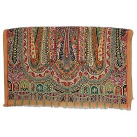 Etro Sciarpa arancione con motivo paisley