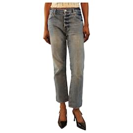 Blaue Le Slouch Jeans - Größe UK 6 - Frame Denim