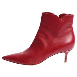 Gianvito Rossi Stivaletti bordeaux - taglia UK 8