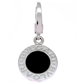 Bulgari Pendentif en Onyx en Or Blanc 18K Bvlgari