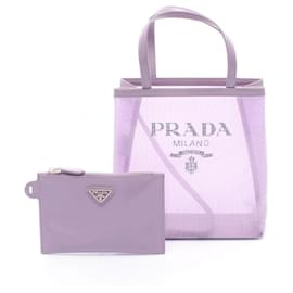 Prada RETE PAILLETTES Tote Bag