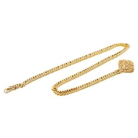 Chanel Coco Mark goldplattierter Kettengürtel