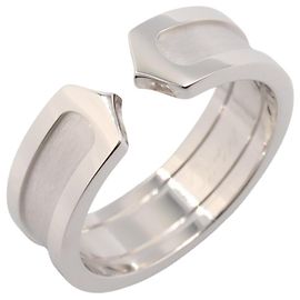 Bague Cartier C2 en or blanc 18K