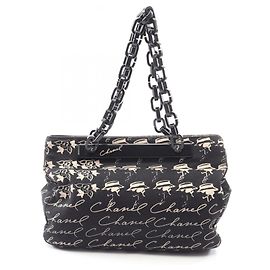 Chanel Coco Mark Camellia Tote Bag