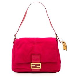 Bolsa Fendi Mamma Bucket Logo de um ombro