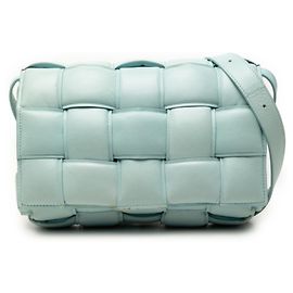 Bolsa de Ombro Maxi Intrecciato Padded Cassette da Bottega Veneta