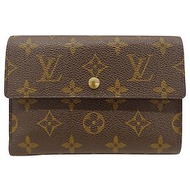 Portefeuille pliant Monogram Louis Vuitton