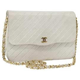 Borsa a spalla in pelle matelassé Chanel con catena