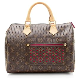 Louis Vuitton Vintage Limited Edition Monogram Perforated Speedy 30 Tasche
