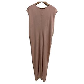 Autre Marque Langes Kleid aus Triacetat mit Spitze BAUME