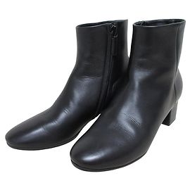 Stivaletti in pelle con tacco BB Balenciaga