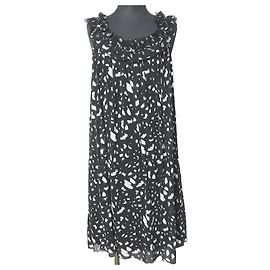 Autre Marque Bedrucktes Power Net Kleid VIVIENNE TAM