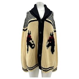 Cardigan beige in lana e cashmere - Autre Marque